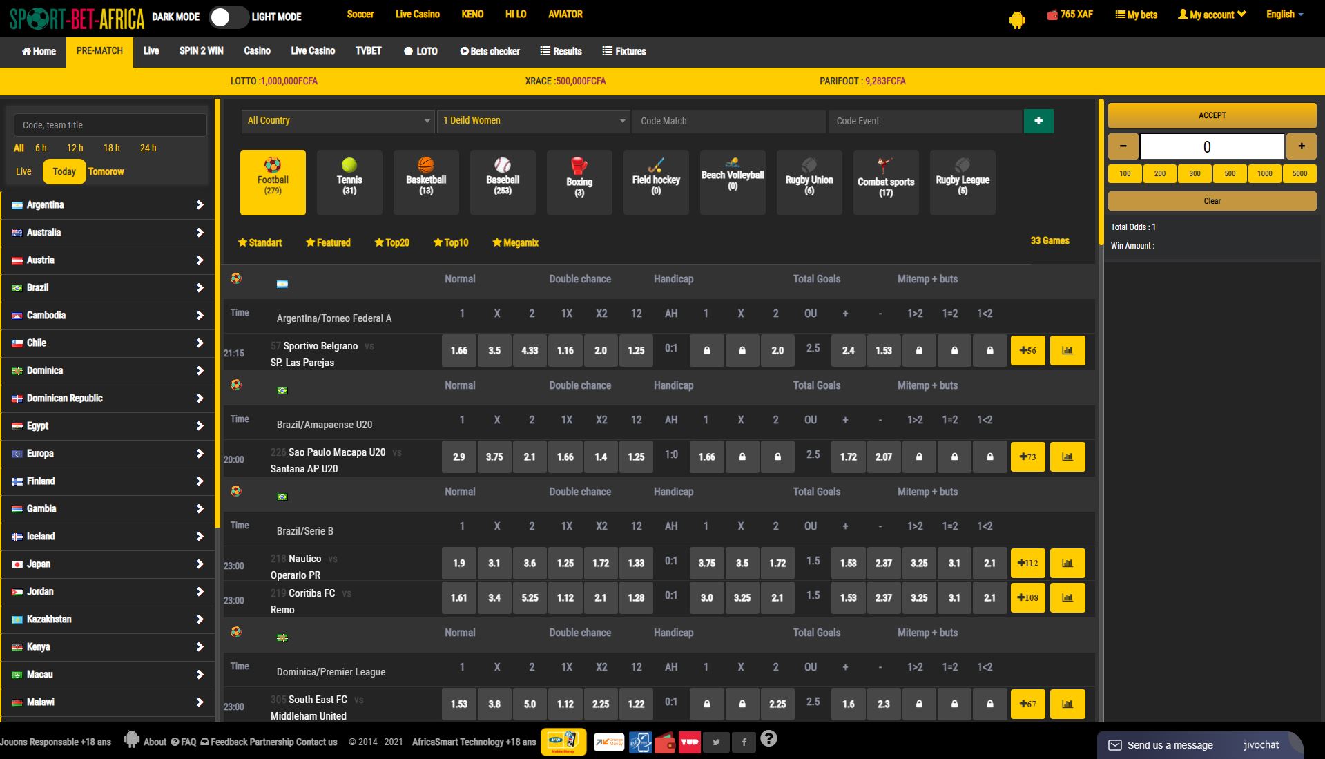 Xbetting System -Pre-Macth
